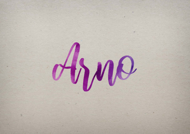 Free photo of Arno Watercolor Name DP