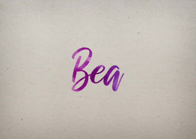 Free photo of Bea Watercolor Name DP