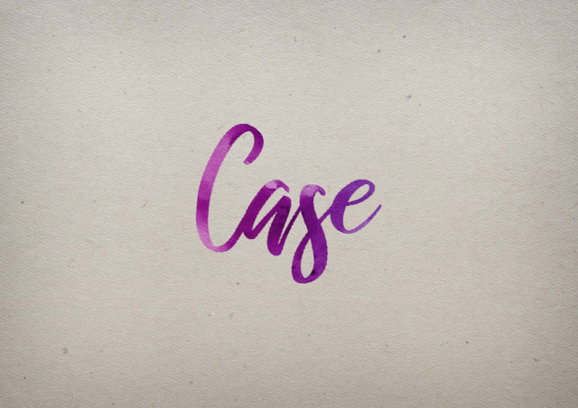 Free photo of Case Watercolor Name DP