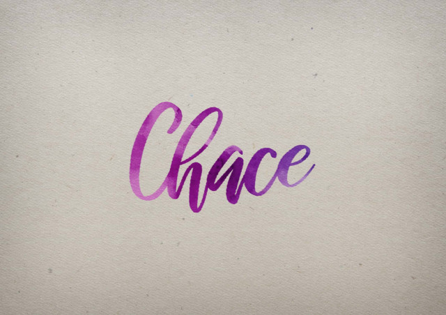 Free photo of Chace Watercolor Name DP