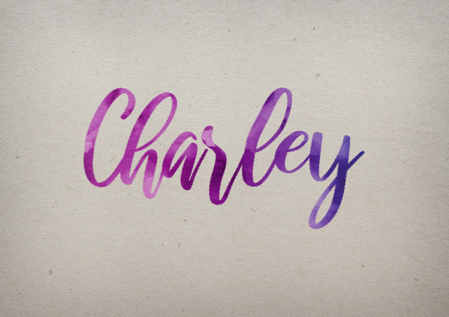 Free photo of Charley Watercolor Name DP