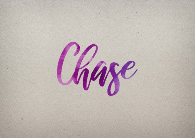 Free photo of Chase Watercolor Name DP