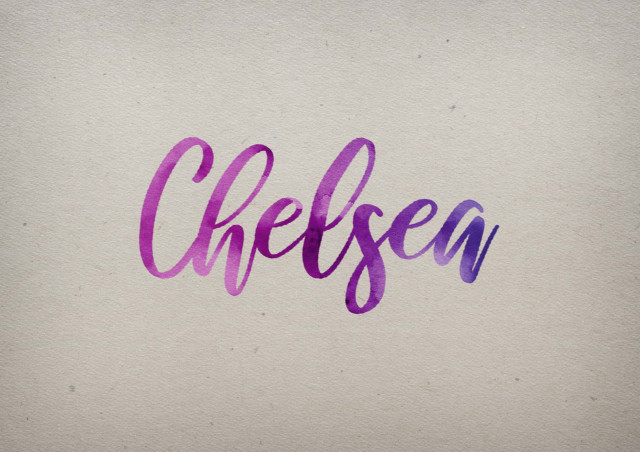 Free photo of Chelsea Watercolor Name DP