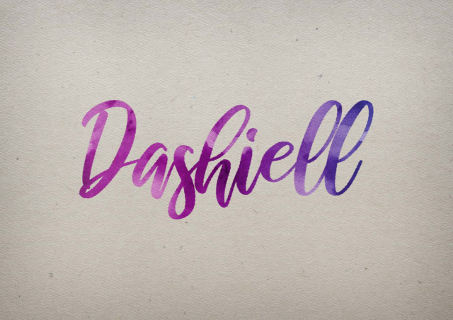 Free photo of Dashiell Watercolor Name DP