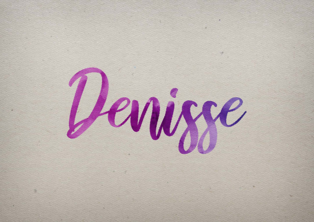 Free photo of Denisse Watercolor Name DP