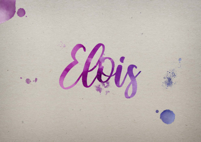 Free photo of Elois Watercolor Name DP