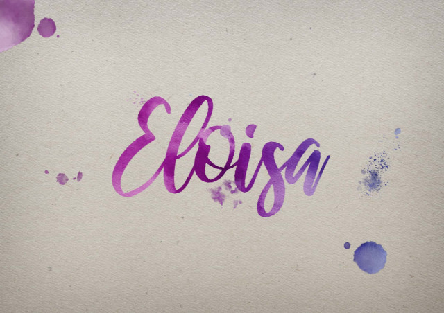 Free photo of Eloisa Watercolor Name DP