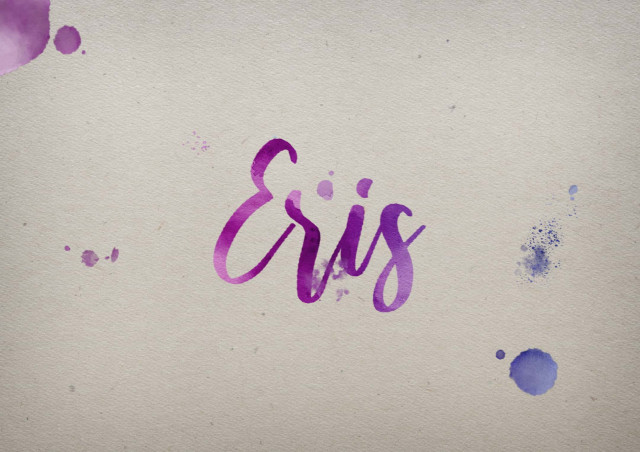 Free photo of Eris Watercolor Name DP