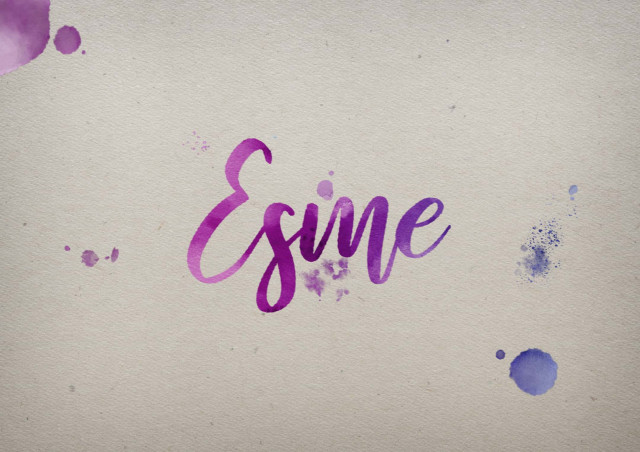 Free photo of Esme Watercolor Name DP