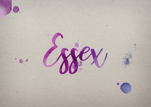 Free photo of Essex Watercolor Name DP
