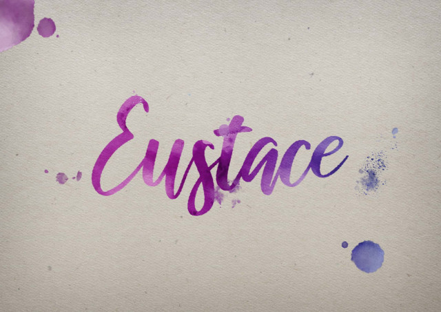 Free photo of Eustace Watercolor Name DP