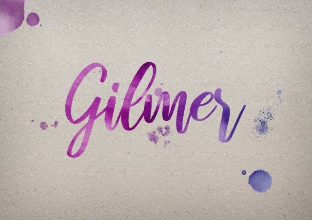 Free photo of Gilmer Watercolor Name DP
