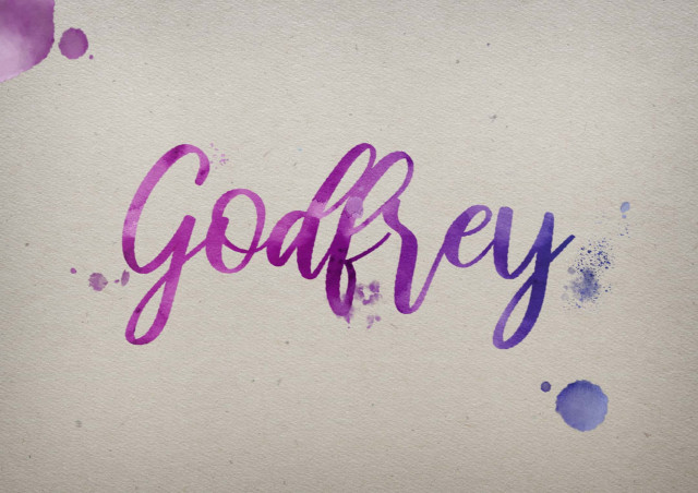 Free photo of Godfrey Watercolor Name DP