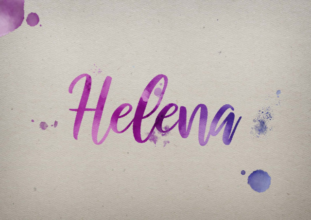 Free photo of Helena Watercolor Name DP