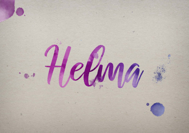 Free photo of Helma Watercolor Name DP