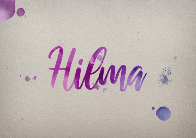 Free photo of Hilma Watercolor Name DP