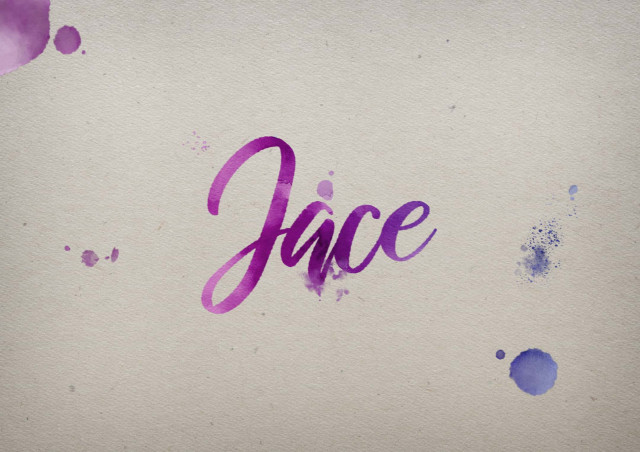Free photo of Jace Watercolor Name DP