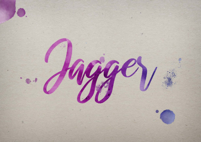 Free photo of Jagger Watercolor Name DP