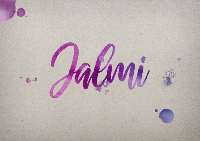 Free photo of Jalmi Watercolor Name DP