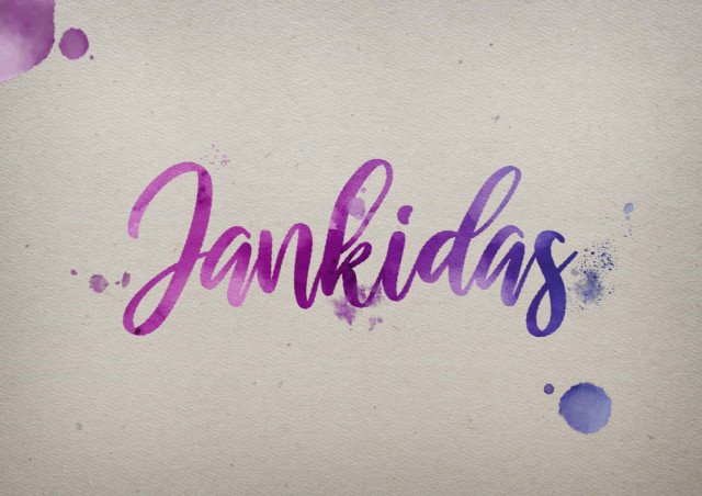 Free photo of Jankidas Watercolor Name DP
