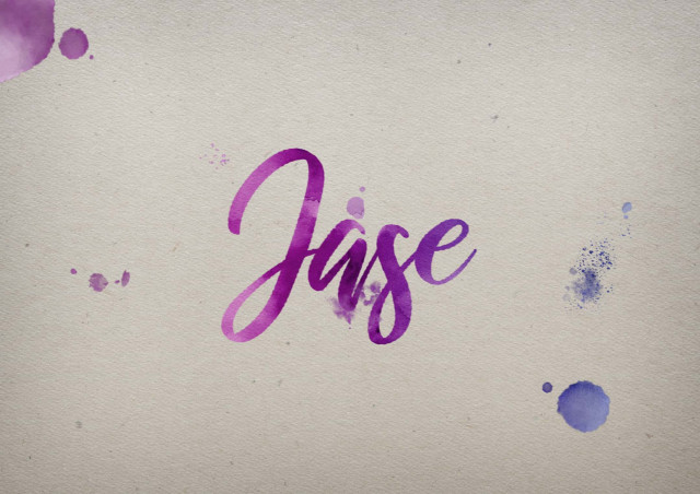 Free photo of Jase Watercolor Name DP