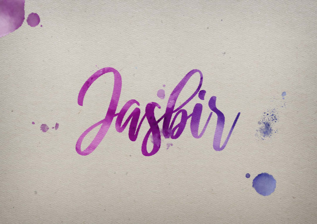 Free photo of Jasbir Watercolor Name DP