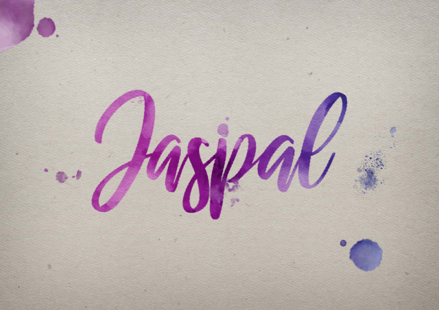 Free photo of Jaspal Watercolor Name DP