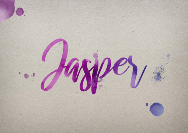 Free photo of Jasper Watercolor Name DP