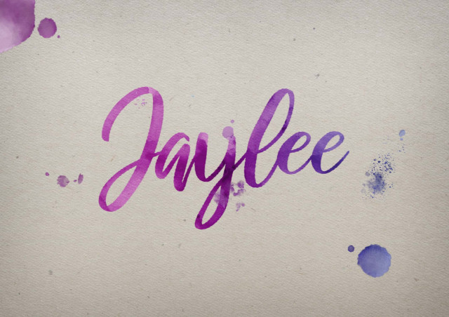 Free photo of Jaylee Watercolor Name DP