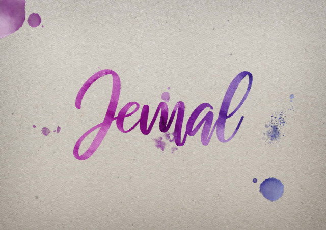 Free photo of Jemal Watercolor Name DP