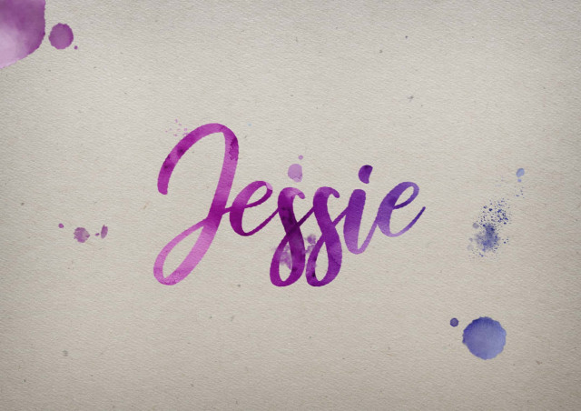 Free photo of Jessie Watercolor Name DP