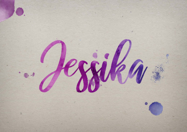 Free photo of Jessika Watercolor Name DP