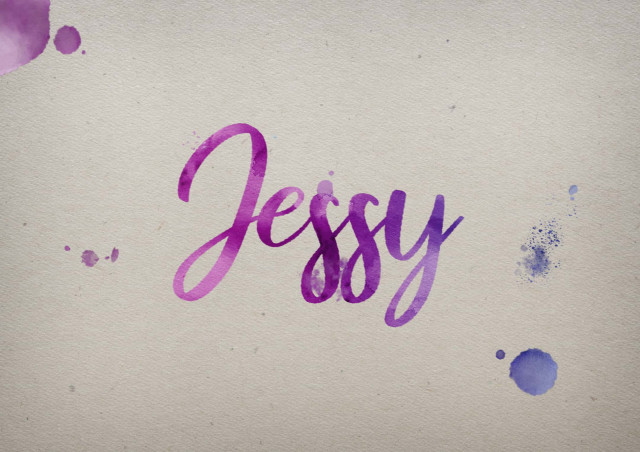 Free photo of Jessy Watercolor Name DP