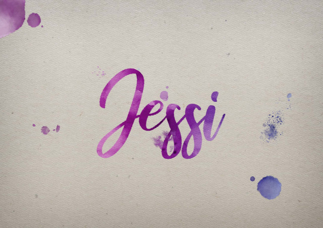 Free photo of Jessi Watercolor Name DP