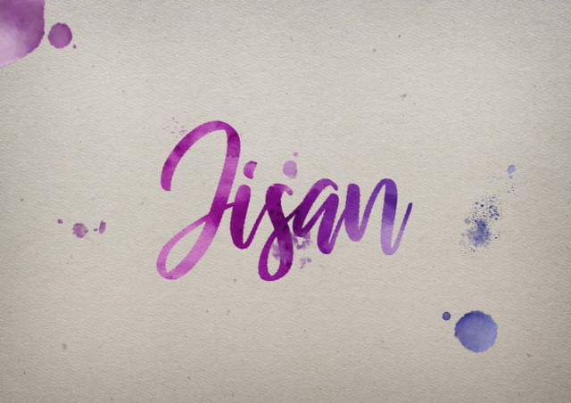 Free photo of Jisan Watercolor Name DP