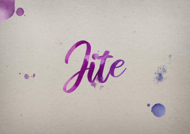 Free photo of Jite Watercolor Name DP