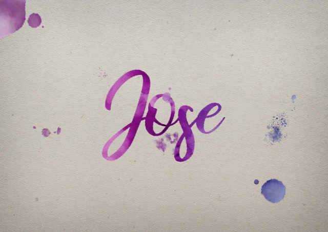 Free photo of Jose Watercolor Name DP