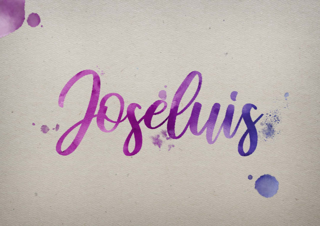 Free photo of Joseluis Watercolor Name DP