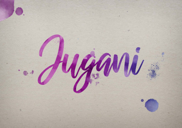 Free photo of Jugani Watercolor Name DP