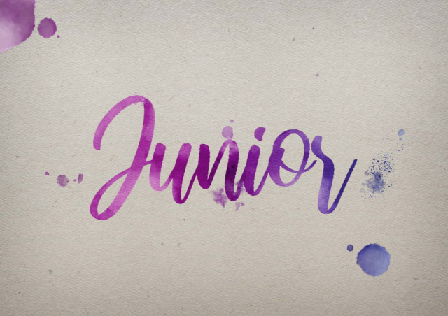 Free photo of Junior Watercolor Name DP