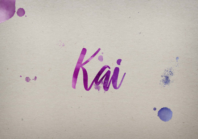 Free photo of Kai Watercolor Name DP