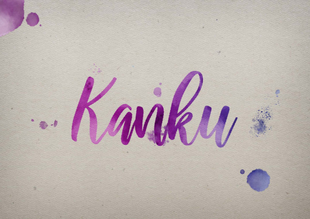 Free photo of Kanku Watercolor Name DP