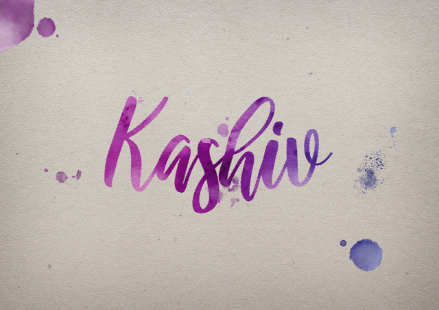 Free photo of Kashiv Watercolor Name DP