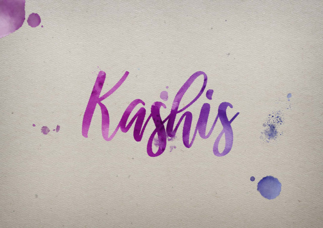 Free photo of Kashis Watercolor Name DP