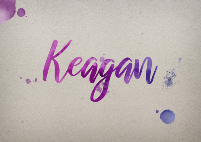 Free photo of Keagan Watercolor Name DP