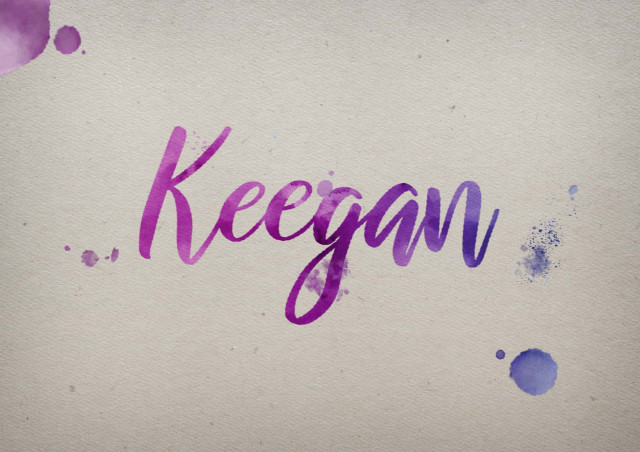 Free photo of Keegan Watercolor Name DP