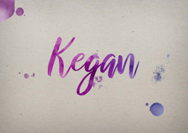Free photo of Kegan Watercolor Name DP