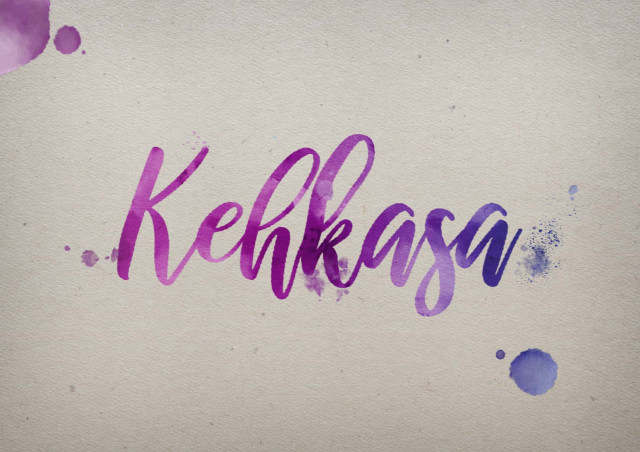 Free photo of Kehkasa Watercolor Name DP