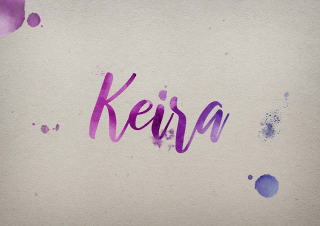 Free photo of Keira Watercolor Name DP