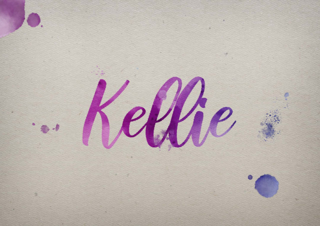 Free photo of Kellie Watercolor Name DP